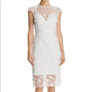 Bronx and Banco Dresses - Bronx and Banco Osa Embroidered Cap Sleeve Organza Bronx and Banco Dresses - Bronx and Banco Osa Embroidered Cap Sleeve Organza